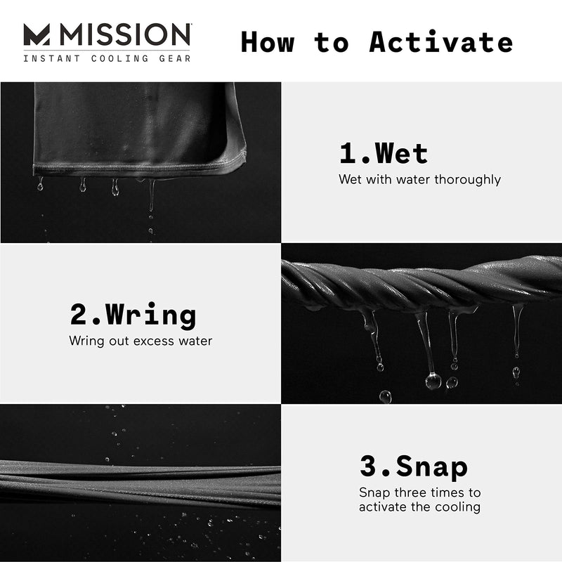 Mission Cooling Skull Cap- Hat, Helmet Liner, Running Beanie, Evaporative Cool Technology, Cools Instantly when Wet, UPF 50 Protection, for Under Helmets, Hardhats, Running, Football Black - BeesActive Australia