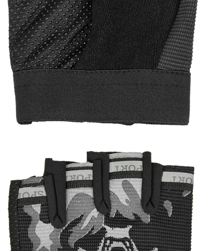 Kids Half Finger Sports Gloves with Grip - Non-Slip Gel Monkey Bar Glove, Protective Dirt Bike, Cycling, Fishing, Climbing, Gymnastics Glove for Boys Girls Black - BeesActive Australia