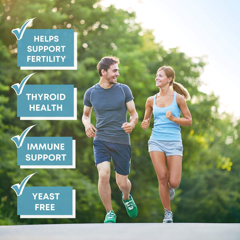 Selenium - 200mcg - 200 Vegetarian Capsules - Yeast Free Formula - Essential Trace Mineral - Pure Selenium (l-Selenomethionine) Supplement - Great for Hormones, Cardiovascular Health and Immune System - BeesActive Australia