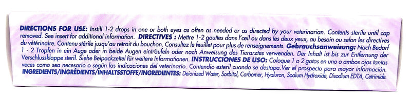 Aventix Pet Eye Lube + Hyaluron 20 Gram Two Pack - BeesActive Australia