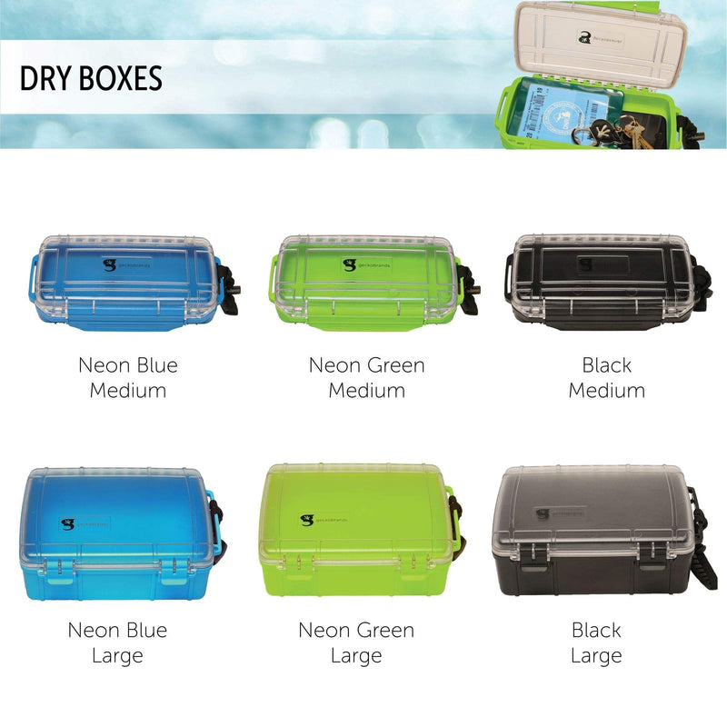 geckobrands Waterproof Dry Box Large Black - L - BeesActive Australia