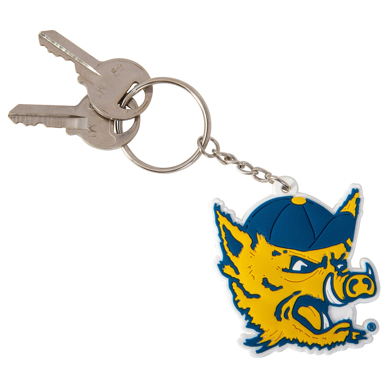 Texas A&M University Kingsville Keychain Car Keys Holder (Porky Javelina PVC) - BeesActive Australia