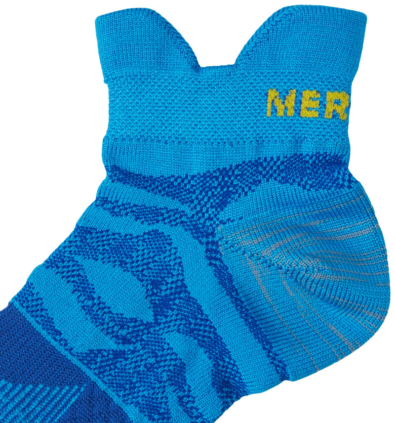 Merrell mens Cushioned Trail Glove Socks Mens Shoe Size: 9.5-12 Aqua - BeesActive Australia