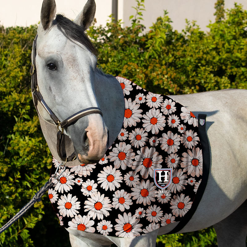 Harrison Howard Horse Stretchy Shoulder Guard Anti Rub Bib for Horse Daisy Full (Large) - BeesActive Australia