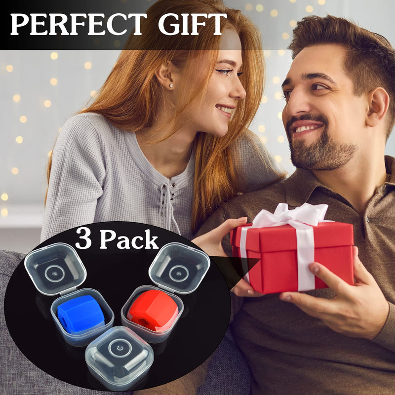 Peaken Jaw Exerciser, Silicone Jawline Exerciser 3 Levels with 3 Strengths, Jawline Fitness Ball for Men and Women With Carry Case - BeesActive Australia