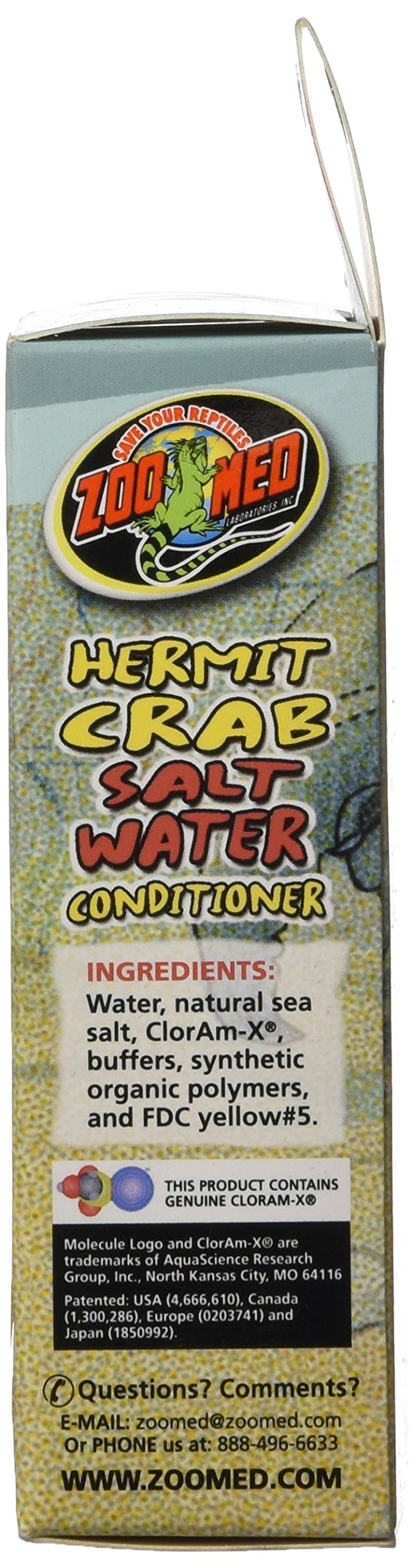 Zoo Med Hermit Crab Salt Water Conditioner 2.25 fl. oz. - BeesActive Australia