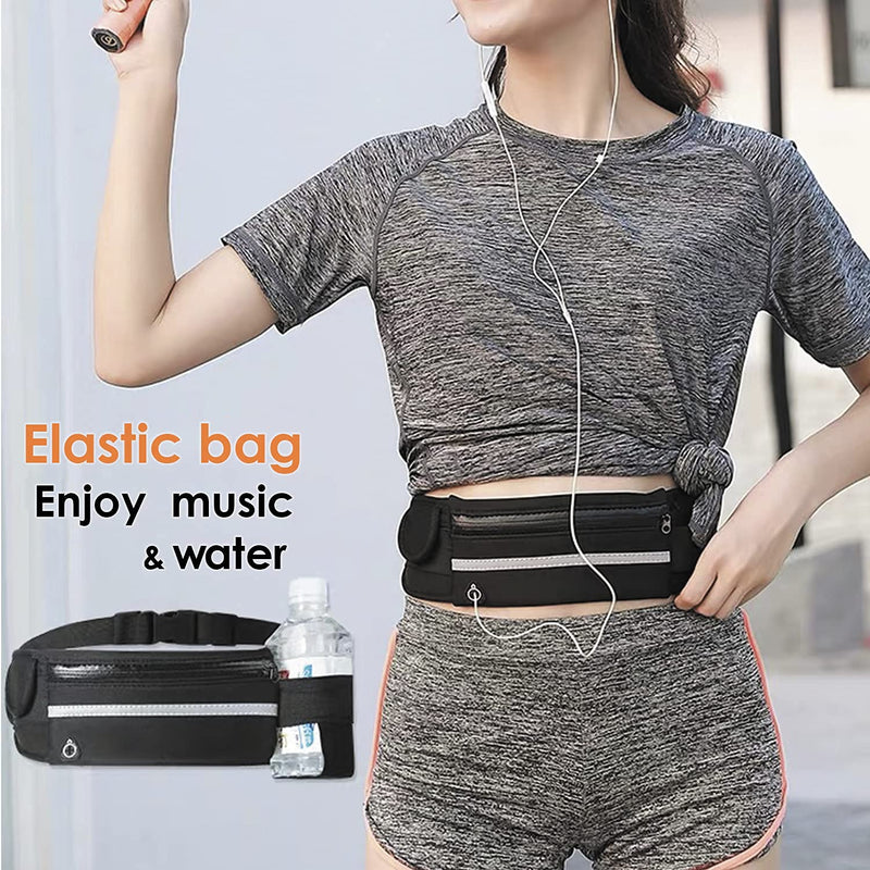 Running Waist Packs with Zippers: Feeless Fanny Pack for Runners to Carry Phones, keys, Wallet, Water Bottle. It Fits iPhone and other Phones & A Gifts for Runners, Workouts, Gym Traveling - BeesActive Australia