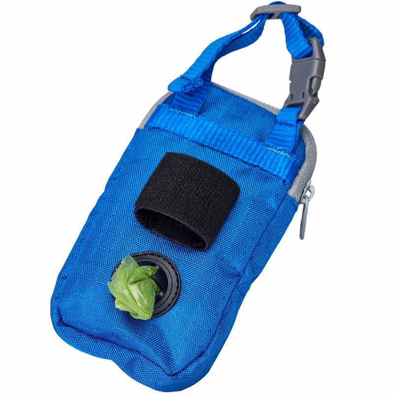 Blueberry Style 7 Colors Dog Poop Bag Dispenser for Any Leash Harness, 1 Free Roll of Waste Bag Included One Size 1 Pack Dispenser - Blue - BeesActive Australia
