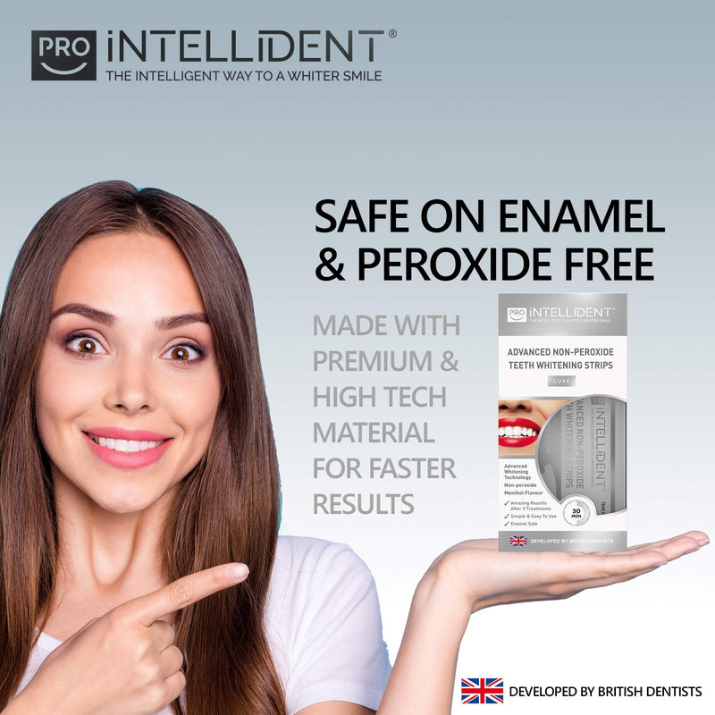 Pro Intellident Teeth Whitening Strips | Home Teeth Whitening Strips Developed by British Dentists for Instant Results - BeesActive Australia