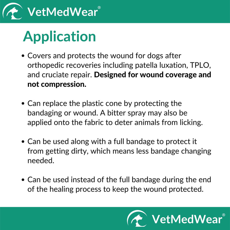 After Surgery Wear Hip and Thigh Wound Protective Sleeve for Dogs. Dog Recovery Sleeve. Recommended by Vets Worldwide Medium Purple - BeesActive Australia