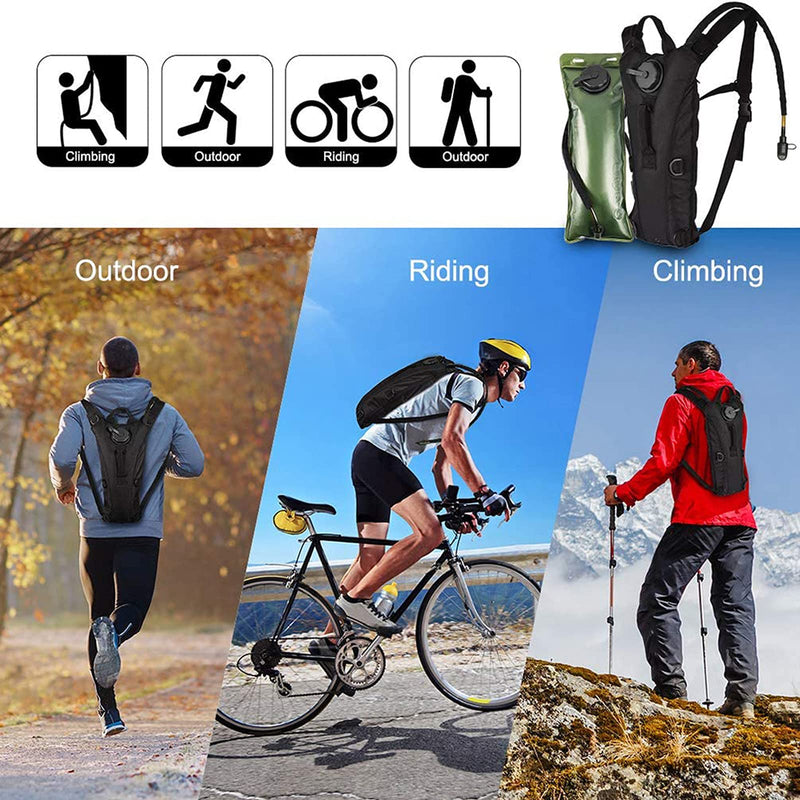 3L Lightweight Hydration Pack Water bladder outdoor backpack for mountaineering, hiking, cycling, rock climbing and other outdoor sports, rock climbing, running and other outdoor sports, Gifts for Dad - BeesActive Australia
