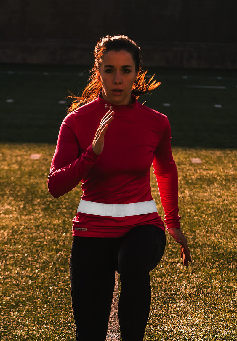 Athle Sport Reflective Belt with Magnetic Closure - High Visibility Magnetic Belt - One Size Fits All - Reflective Running Gear - BeesActive Australia