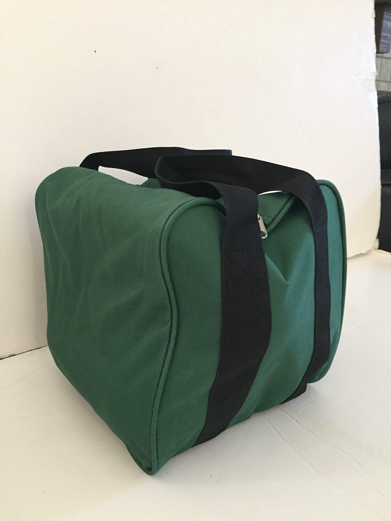 [AUSTRALIA] - New Premium Quality - Extra Heavy Duty Nylon Bocce Bag (3 of 7) - Green with Black Handles 