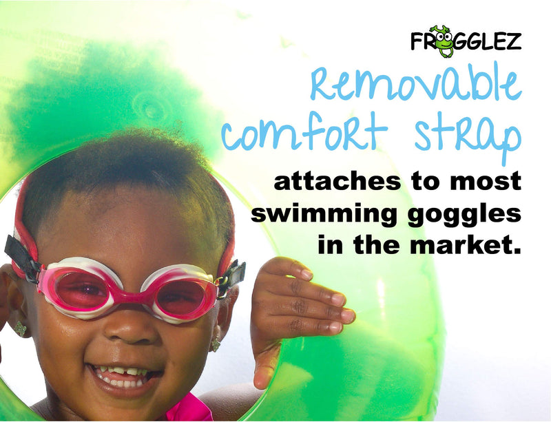 Frogglez Kids Swim Goggles with Pain-Free Strap | Ideal for Ages 3 – 10 in Swimming Lessons | Leakproof, No Hair Pulling, UV Protection | Swimming Goggles for Kids Recommended by Olympic Swimmers Mermaid - BeesActive Australia