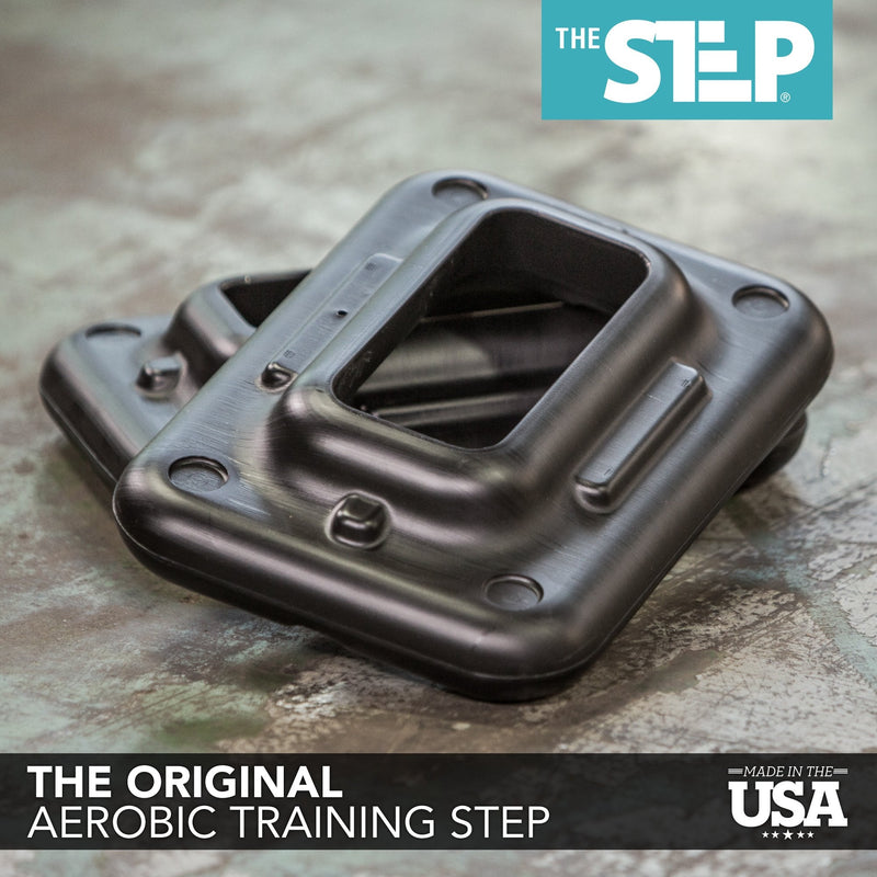 The Step Original Aerobic Risers - Circuit Size , Black - BeesActive Australia