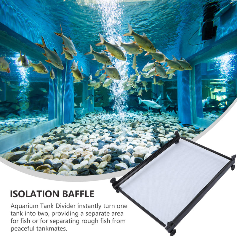 Alipis Fish Tank Divider Plastic Aquarium Panel Separator, Aquarium Divider Isolation Board Aquarium Filter with Suction Cups - BeesActive Australia