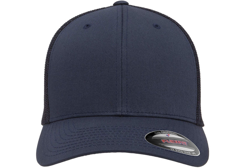 Flexfit Cotton Twill Fitted Cap One Size Navy - BeesActive Australia