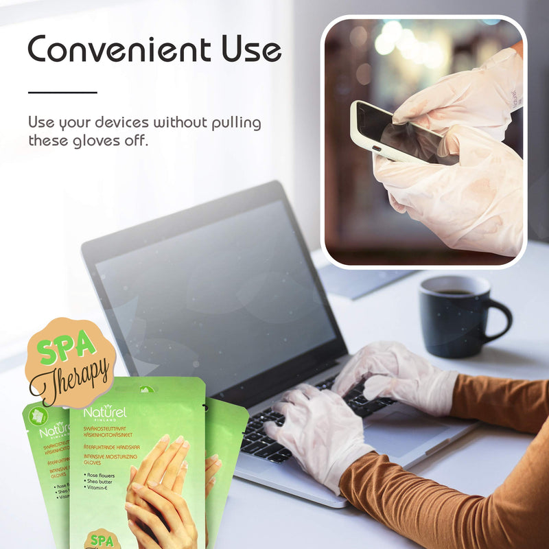 Hand Mask For Dry Hands - Rich Korean Moisturizing Gloves & Shea Butter Spa Treatment - 3 set - BeesActive Australia