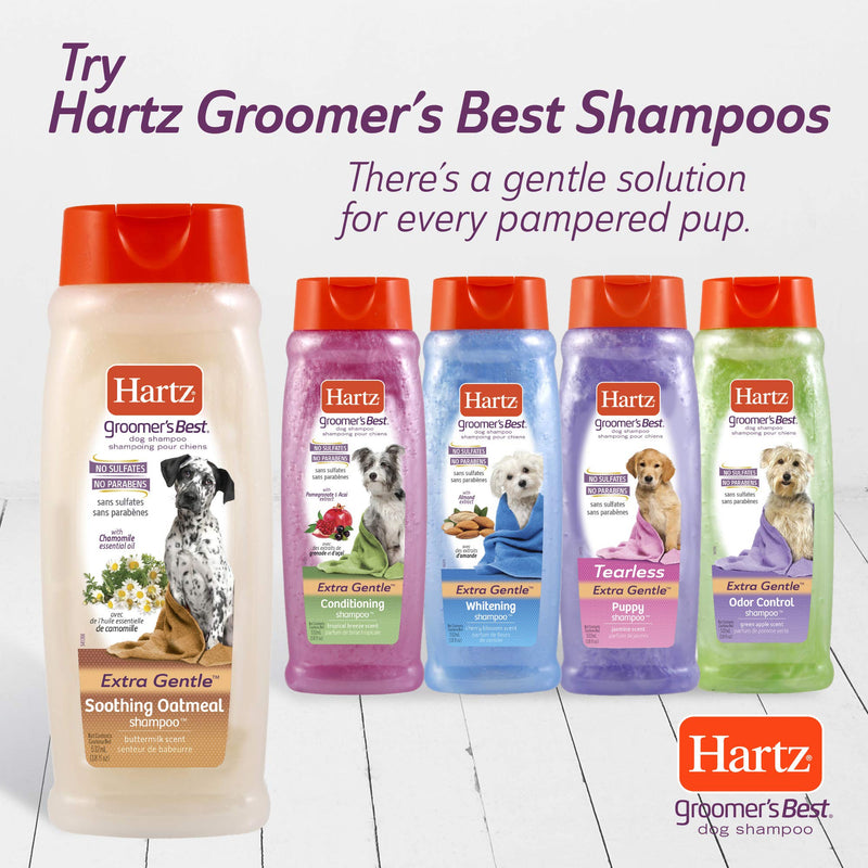 Hartz Groomer's Best Dog Shampoo For All Pet Washing Needs and All Life Stages OATMEAL 18 oz - BeesActive Australia
