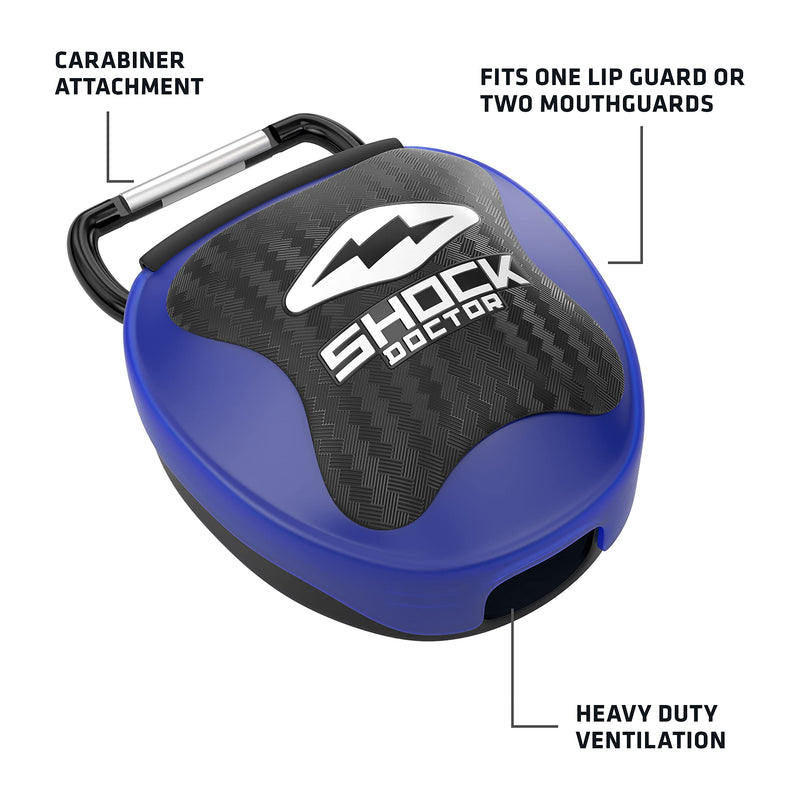Shock Doctor Mouth Guard Case Black Chrome - BeesActive Australia