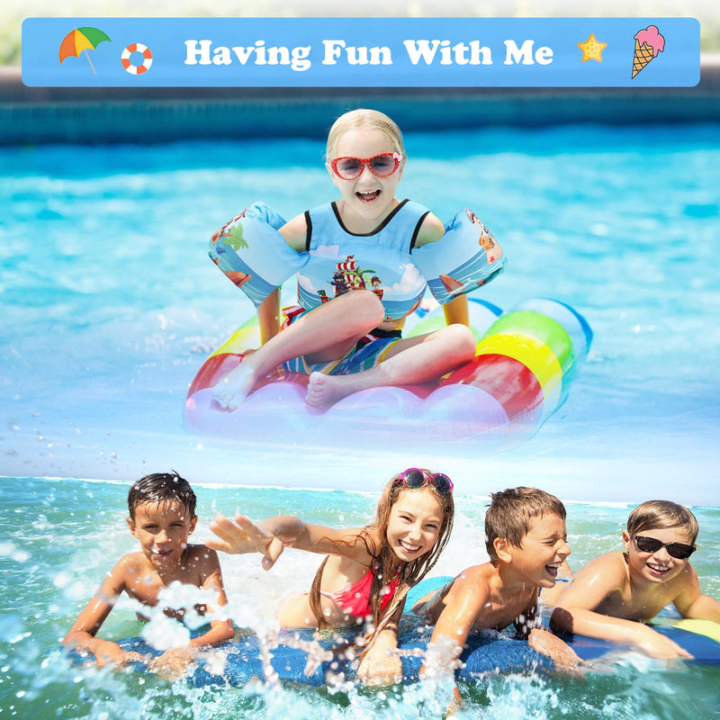 Kids Swim Vest, Jurmikey Toddler Swim Vest Jacket for 30-66 Pounds Boys & Girls, Puddle/Life Floaties for Infant from 2,3,4,5, 6, 7 Years Old, Childrens Training Jumper for Beach Swimming/Pool/Sea Haidao - BeesActive Australia