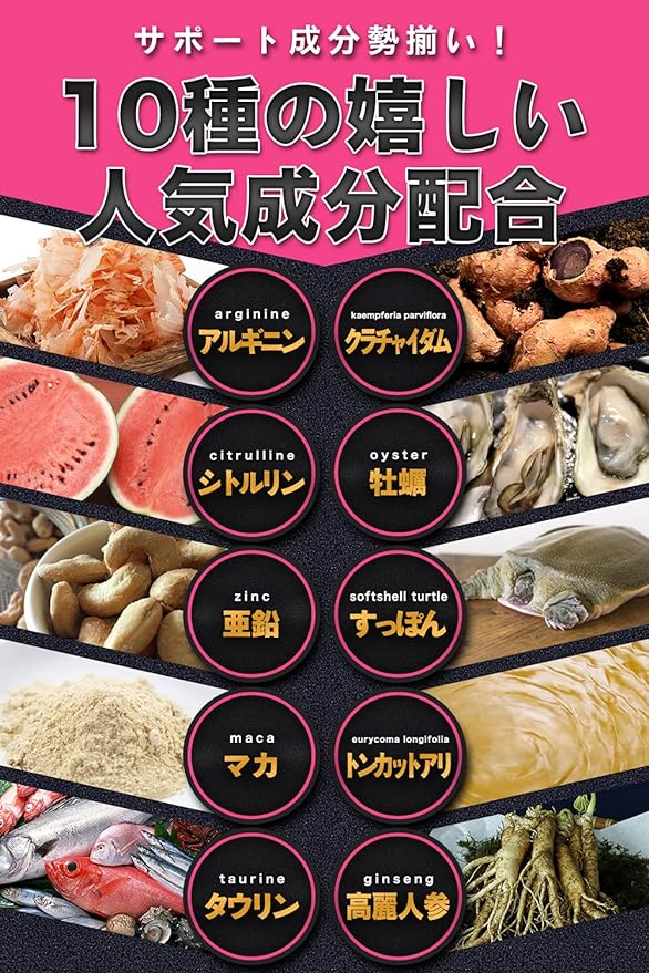 MVA Citrulline, Arginine, Zinc, Maca, and Longjack Supplement, Functional Nutritional Food, Made in Japan - BeesActive Australia
