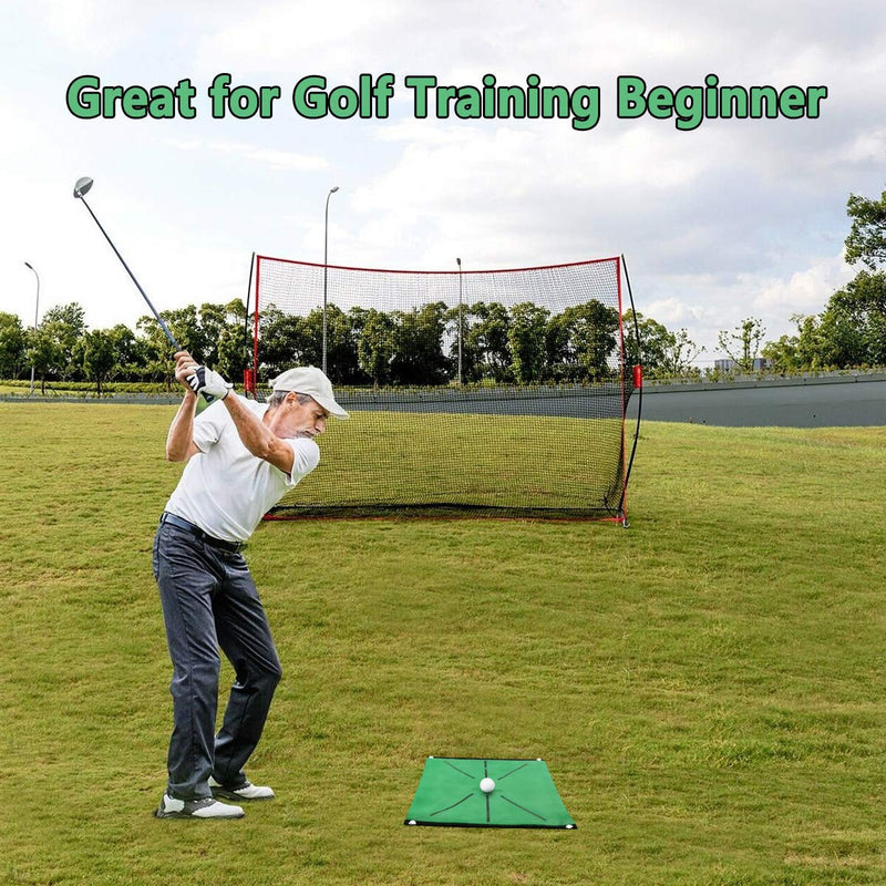 LarpGears Golf Training Hitting Mats for Swing Detection Batting with 6 Pcs Golf Practice Balls Great for Backyard Outdoor Office Golf Training Play Velvet Style - BeesActive Australia