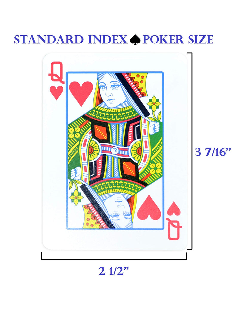 [AUSTRALIA] - Copag Poker Size Regular Index 1546 Playing Cards 2 decks (Black Gold Setup) 1 Black 