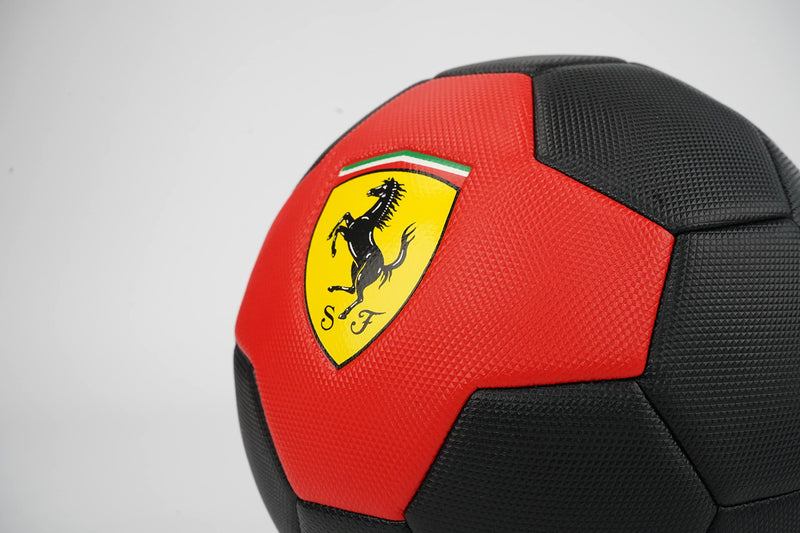 DAKOTT Ferrari Special Edition No. 5 Soccer Ball Designed to Hold Pressure Soccer Ball Durable & Premium Overpowered Soccer Ball | Made for Adults & Youths Red_Black - BeesActive Australia