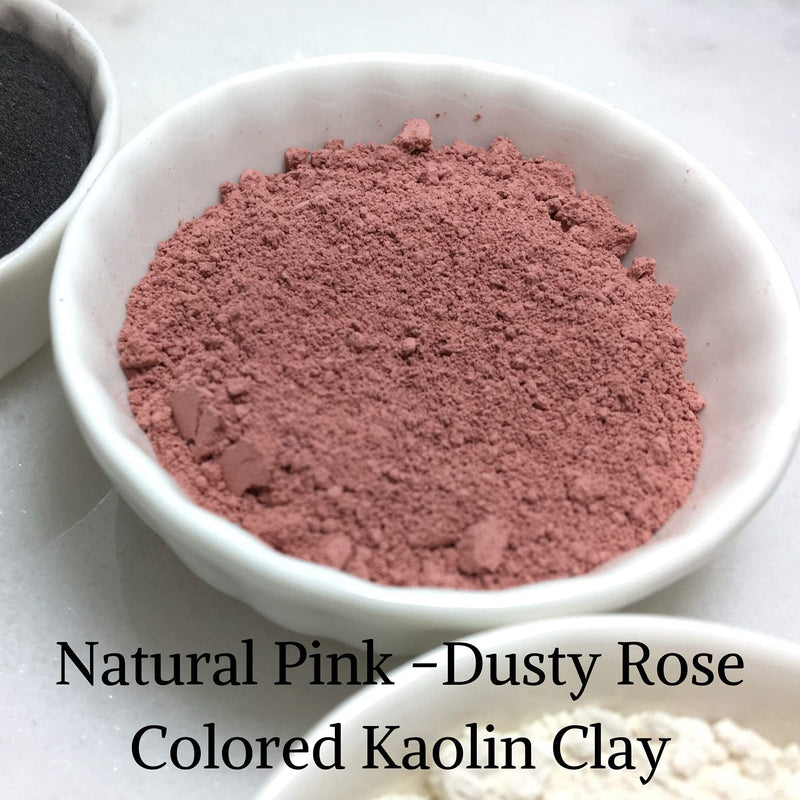 Pink Clay Powder 12 oz, Pure Rose Kaolin Clay Powder for Face Masks or for Colorant DIY Beauty Products for Face, Hair, Body, Soap, Bath Bombs, Makeup, Lotion and Deodorant by Bare Essentials Living 12 Ounce (Pack of 1) Pink - BeesActive Australia