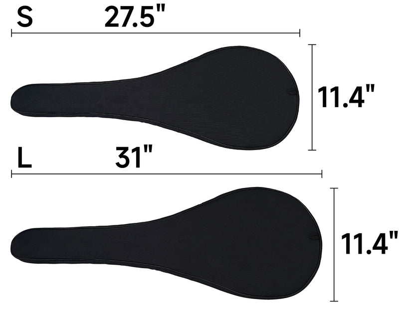 Jaegvida Tennis Racquet Covers Tennis Bag Lightweight Padded Racket Bag Adjustable Straps black Large - BeesActive Australia