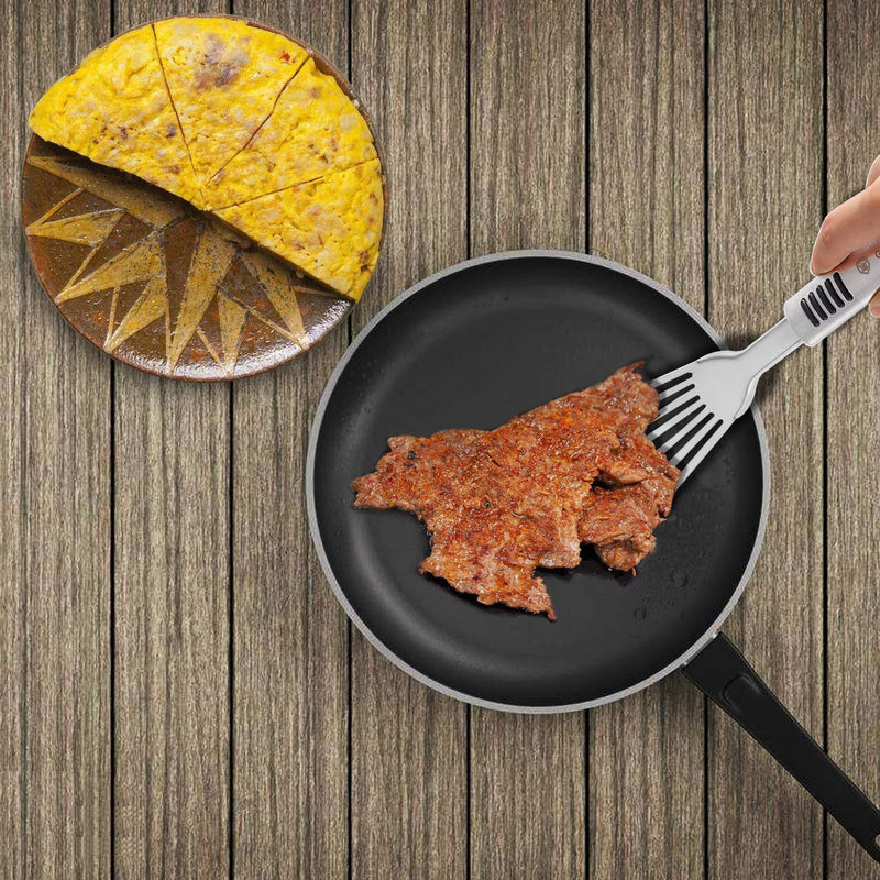 Premium Fish Spatula - Rust-Resistant Stainless Steel, Non-Slip Handle, Ideal for Grilling, Frying, Turning and Flipping Fish, Meat, Eggs, and More - Ergonomic Design for Perfect Results - Set of 2 - BeesActive Australia