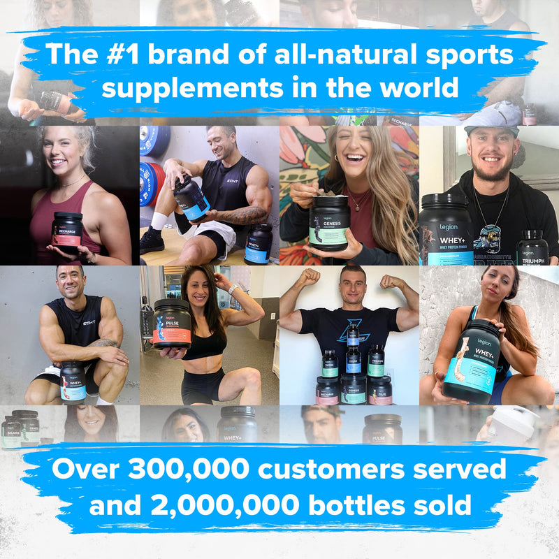 LEGION Pulse Pre Workout Supplement - All Natural Nitric Oxide Preworkout Drink to Boost Energy, Creatine Free, Naturally Sweetened, Beta Alanine, Citrulline, Alpha GPC (Fruit Punch) Fruit Punch - BeesActive Australia