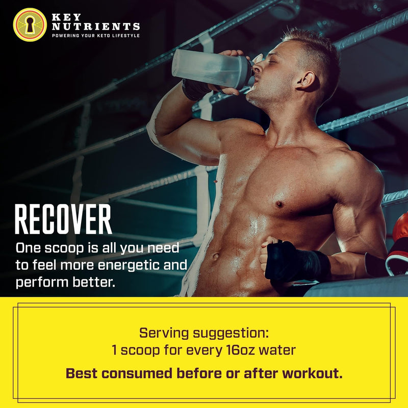 KEY NUTRIENTS Electrolytes Powder No Sugar - Refreshing Lemonade Electrolyte Drink Mix - Hydration Powder - No Calories, Gluten Free - Powder and Packets (20, 40 or 90 Servings) - BeesActive Australia