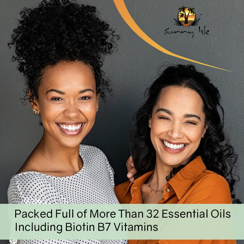 Sunny Isle Rosemary Mint Hair and Strong Roots Butter 2oz | Infused with Biotin & Jamaican Black Castor Oil | Strengthen and Nourish Hair Follicles | Dry Scalp, Split Ends | All Hair Types - BeesActive Australia