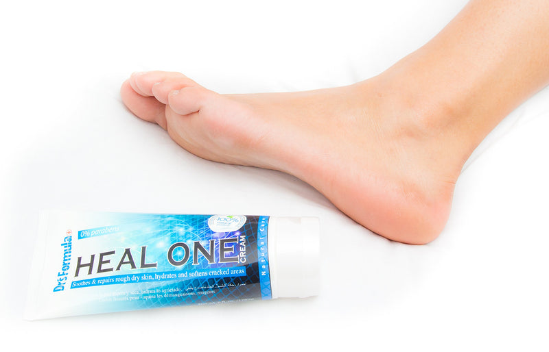 Dr's Formula Heal One Cream: Hydrates and Softens Dry Cracked and Calloused Feet & Heel, Calms Redness and Irritation, Soothes, Repairs and Protects Rough Dry Skin (6 oz Tube) - BeesActive Australia