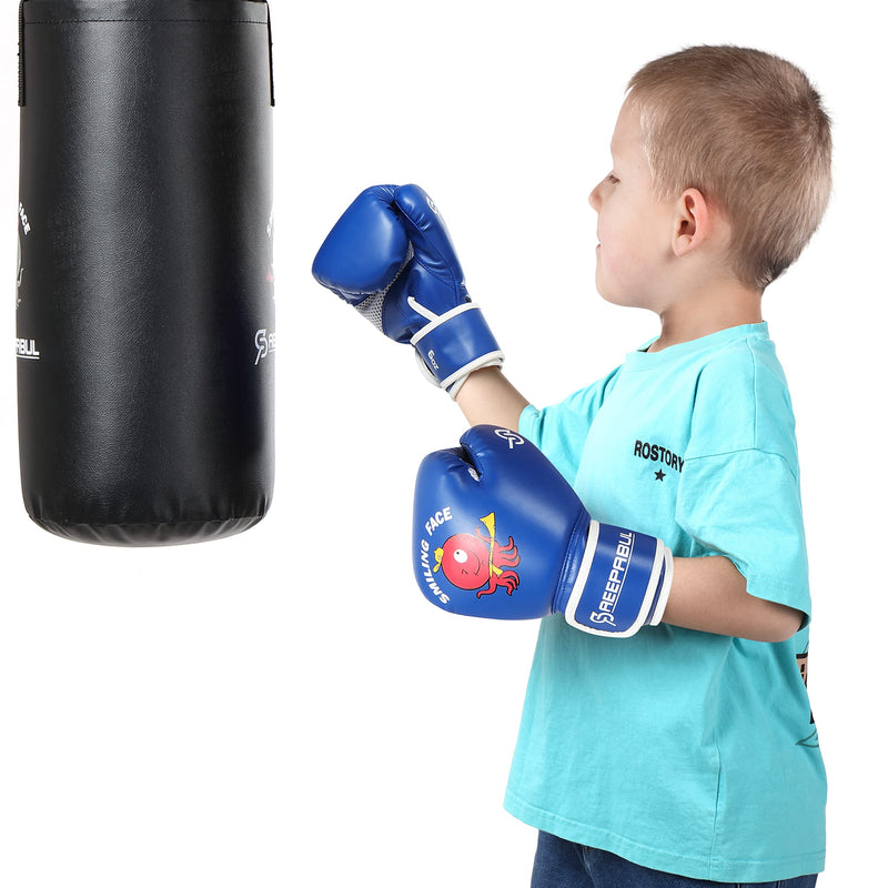 Saeepabul Kids Boxing Gloves for Boys and Girls, Boxing Gloves for Kids 3-15, Youth Boxing Training Gloves, Kids Sparring Punching Gloves for Punching Bag, Kickboxing, Muay Thai, MMA, 6oz - BeesActive Australia