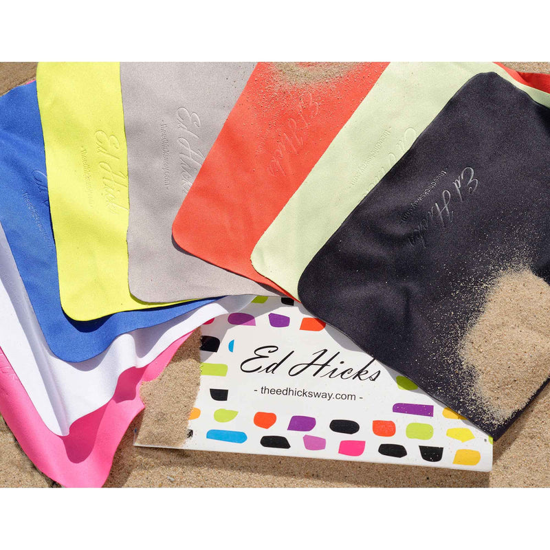 8* Ed Hicks Premium Microfibre Glasses Cleaning Cloths also for Phone Screens, Lenses � Ultra Effective, Chemical Free Cleaning � Super Soft � Reusable � Easy to find Colours � Storage Pouch Medium (12 x 12cm) Multi-Colour (8 Pack) - BeesActive Australia