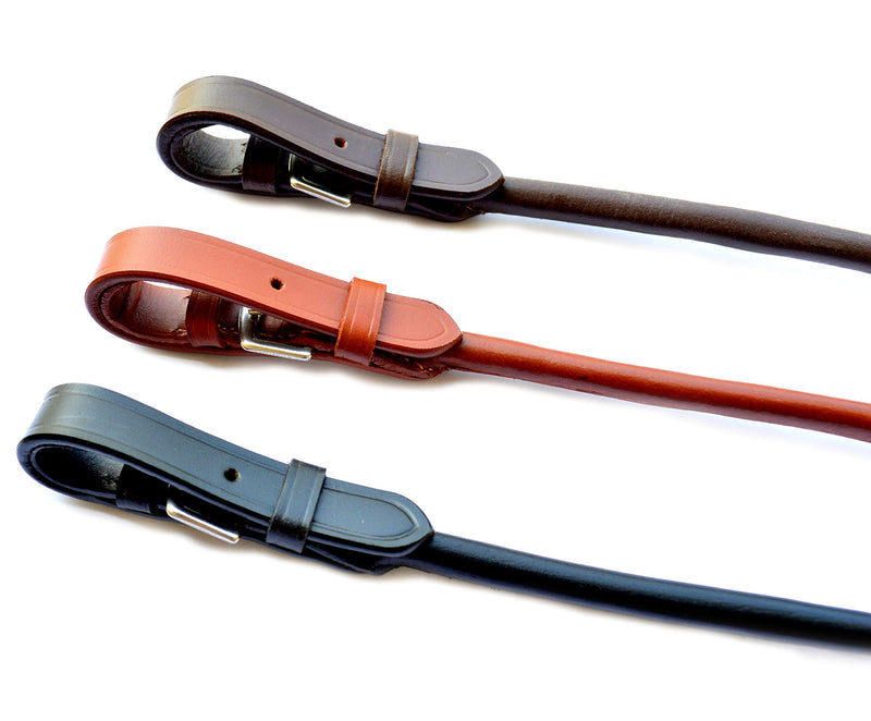[AUSTRALIA] - Leather English Grab Strap for English Saddles Dark Brown 