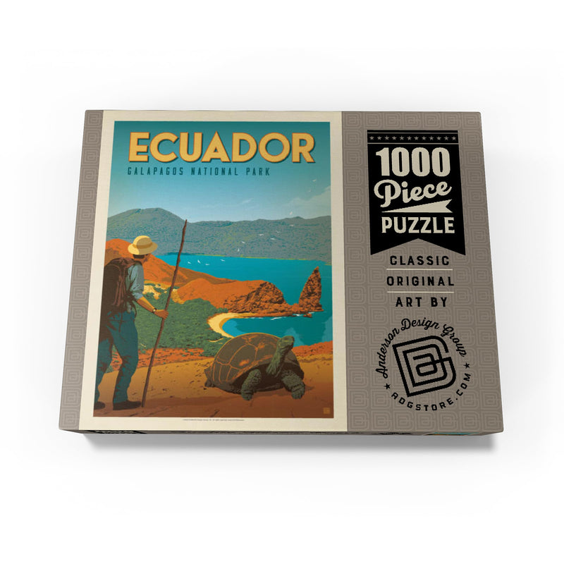 Ecuador: Galapagos National Park, Vintage Poster - Premium 1000 Piece Jigsaw Puzzle for Adults 1000 Pieces - BeesActive Australia