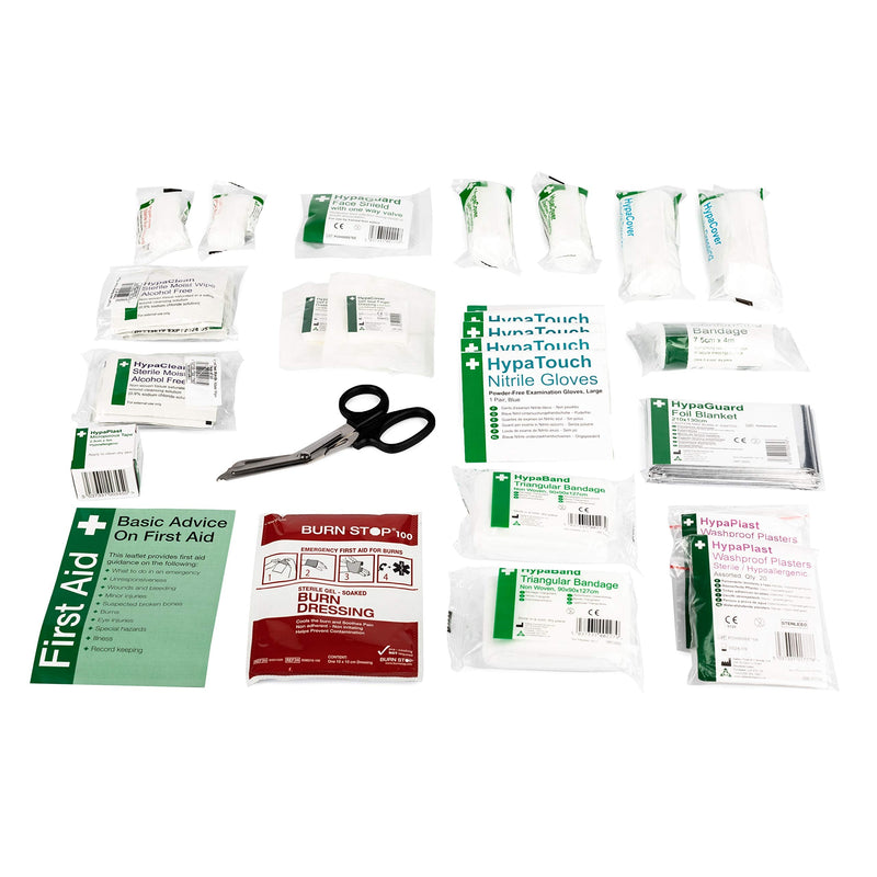 Safety First Aid First Aid Kit in Vinyl Wallet BS 8599 Compliant, Small Fully Stocked - BeesActive Australia