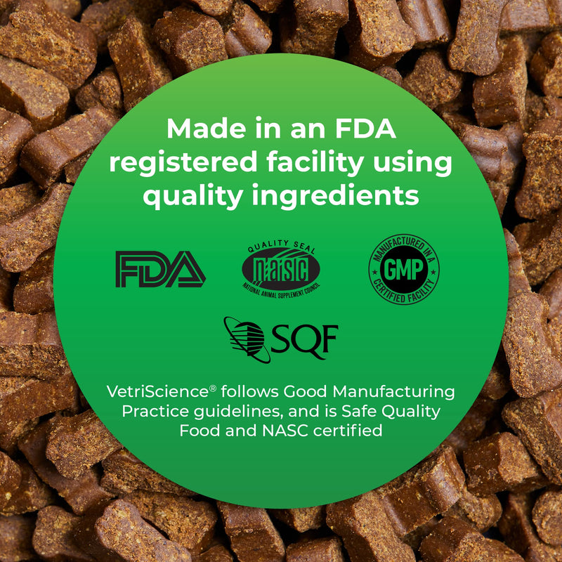 VETRISCIENCE Derma Strength Allergy, Immunity and Itchy Skin Relief Supplement for Dogs with Omega 3 6 9, 70 Yummy Soft Chews - Supports Healthy Skin, Coat Shine and Seasonal Dog Allergies - BeesActive Australia