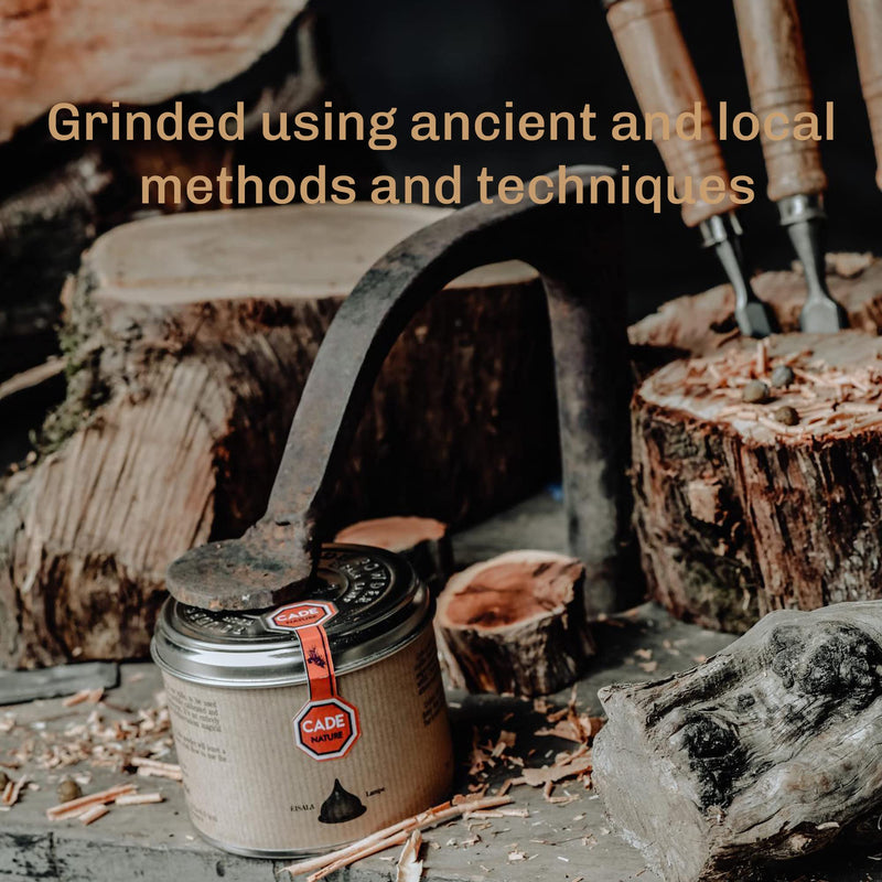 SENTJO Premium 100% Natural Handmade Cade Incense Powder, Sustainably Harvested, Made in France 3.2oz, Wood Powder Smudging, Aromatherapy, Organic Incense, (Natural Cade) Natural Cade - BeesActive Australia