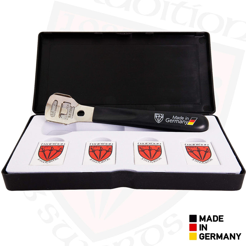 3 Swords Germany - Callus Remover Shaver Cutter Eliminator Razor with 40 Extra Sharp Refill Blades - Made in Solingen Germany - BeesActive Australia