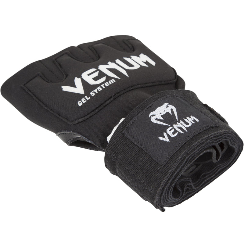 [AUSTRALIA] - Venum "Kontact" Gel Glove Wraps, Black 