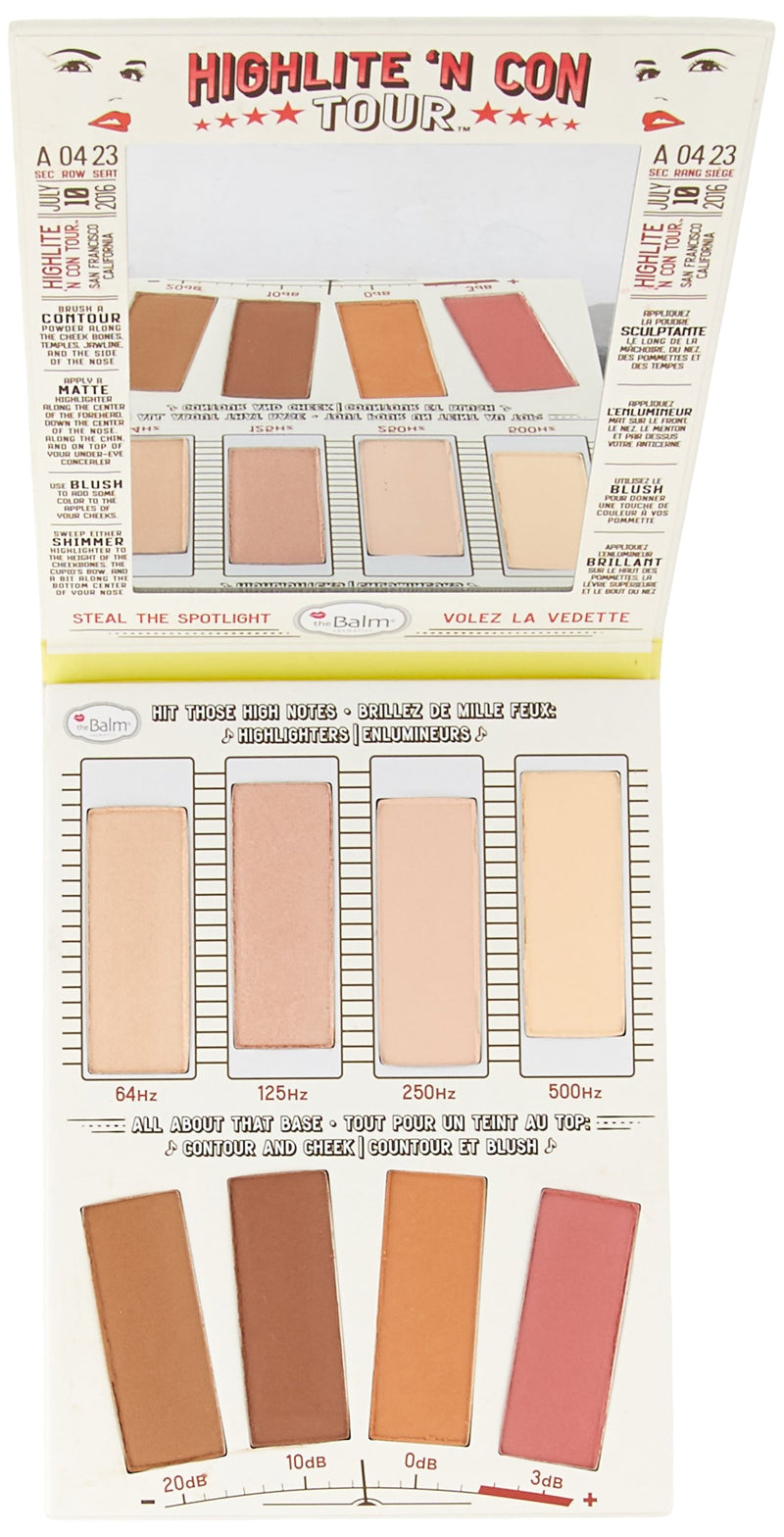 theBalm Highlighting & Makeup Conceal Powders 'N Contour Palette, Highlighters Shimmer, Matte, Bronzer, Blushes, Multicolor, 0.8 ounces - BeesActive Australia