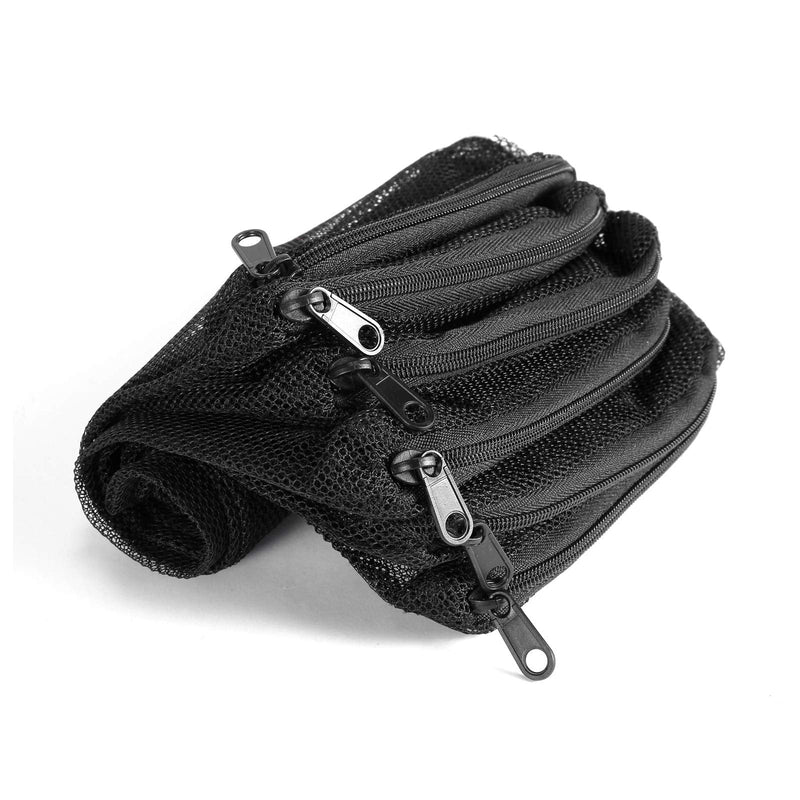 AQUANEAT Aquarium Filter Media Bags, Fish Tank Coarse/Fine Mesh Bags, 3”x8”/5.5”x8” with Plastic Zipper for Activated Carbon 10pcs 5.5" x 8" - BeesActive Australia