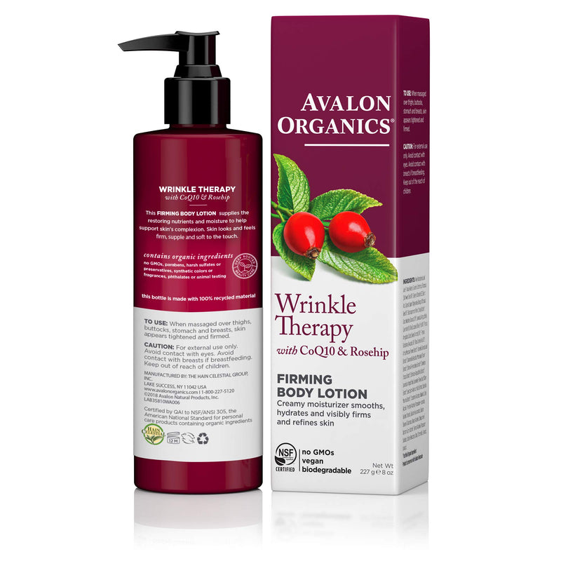Avalon Organics Wrinkle Therapy Firming Body Lotion, 8 oz. (Pack of 2) - BeesActive Australia