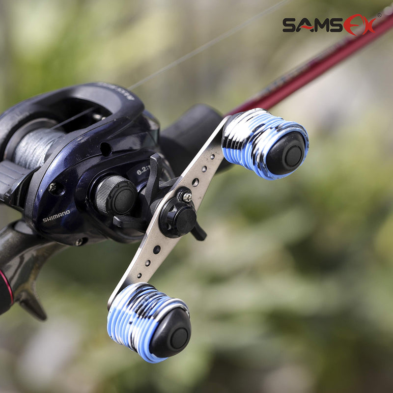 [AUSTRALIA] - SAMSFX Fishing Reel Handle Grips Baitcaster Knob Covers 3 Pairs in Pack 3 Different Camo A 