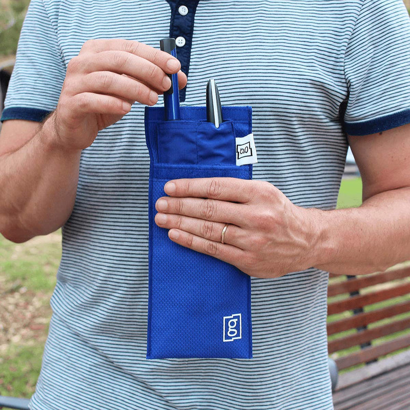 Glucology™ Insulin Cooling Wallet Pouch | No Ice Pack or Batteries Needed | New Innovative Technology | Perfect for Travel | Duo Pen Pouch, Black - BeesActive Australia
